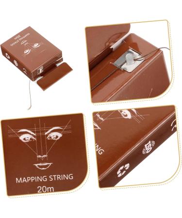 Beavorty 5 Boxes Ruler Ink Eyebrow Drawing Liner Brow Mapping Supplies Draw a Line Eyebrow Line 6.10X4.60X1.80CMx5pcs Light Brownx5pcs - Buy Online on GoSupps.com
