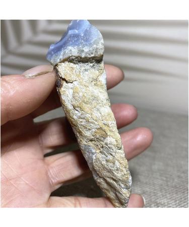 Gemstones and Crystals 80-100g Natural Raw Blue Lace Agate Chalcedony Geode Gemstone Lrregular Rough Crystal Stone Quartz Minerals Specimen Stone Mineral Specimen - Buy Online on GoSupps.com