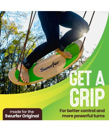 Swurfer SwurfGrip Traction Pads - Green | Enhance Your Wooden Surf Swing - Buy Online on GoSupps.com