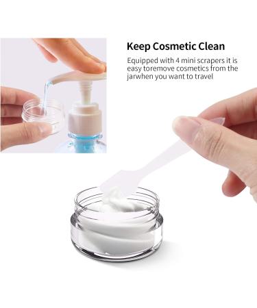 24 Pcs PAMIYO 10ml Clear Empty Jars - Pink Cream Jars for Skincare | International Shipping - Buy Online on GoSupps.com