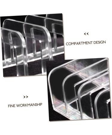 FOMIYES 4pcs Eye Shadow Storage Box Makeup Storage Case Vanity Organizers and Storage Transparent Case Grid - Buy Online on GoSupps.com