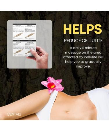 Cellulite Massage Device | Wooden Massage Roller & Fascia Roller | Maderotherapy Anti-Cellulite Treatment - Buy Online on GoSupps.com
