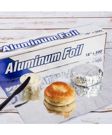 Karat FW-AFR205 18 x 500' Standard Aluminum Foil Roll - Silver | Premium Quality Foil for Food Prep & Storage - Buy Online on GoSupps.com