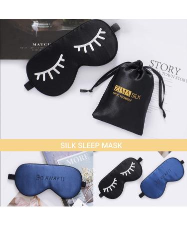 ZIMASILK 100% Natural Silk Sleep Mask - Adjustable & Soft Eye Mask for Better Sleep - Buy Online on GoSupps.com