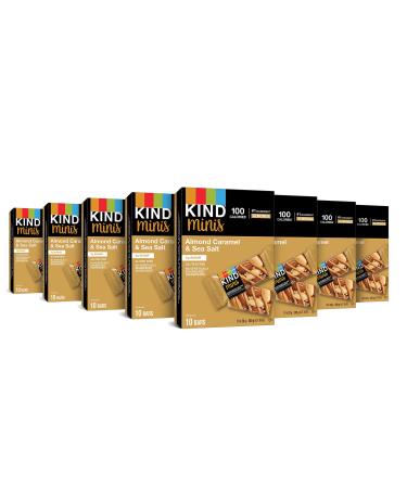 KIND Minis Caramel Almond and Sea Salt Gluten Free 100 Calories Low Sugar 80 Count Caramel Almond Sea Salt 80