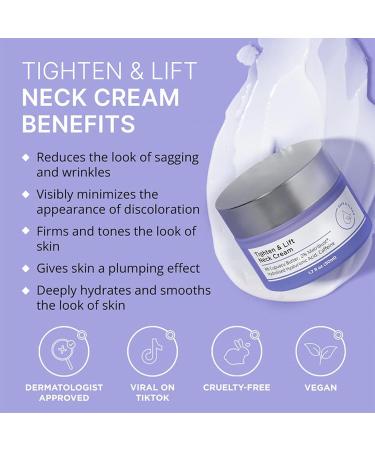 2024 New Neck Firming Cream Tighten And Lift Neck Cream Tighten & Lift Firming Neck Cream Neck Preventive Repair Skin Care and Moisturizing Face Cream - 50ml (1) - Buy Online on GoSupps.com