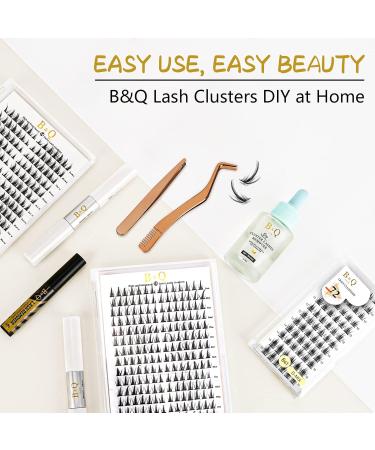 Buy BQ Lash Cluster Colored Eyelashes - DIY Eyelash Extensions (B41 D-16mm) for Home Use - International Shipping - Buy Online on GoSupps.com
