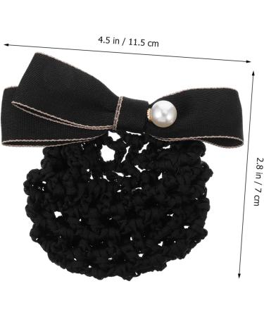 FRCOLOR Net Pocket Butterfly Barrettes Mesh Hair Snood Clip Hairnet Lace Bow Christmas Bows Hair Clip Chinese Decor Mesh Hair Snood Decor Headband Stainless Steel Temperament Miss 11.5x7cm Black - Buy Online on GoSupps.com
