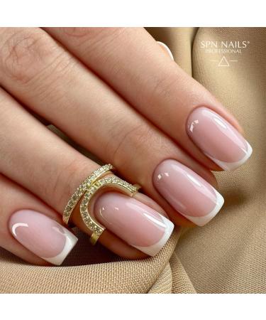 SPN Nails Professional Candy Floss Builder Bottle Cream Gel Nail Polish 10ml- Builder Gels for Nails Extension - Creamy Milky Very Light Pink Shade - Salon-Lasting Manicure LED/UV Lamp Curable - Buy Online on GoSupps.com