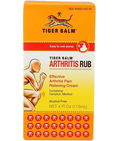 Tiger Balm Arthritis Rub, 4 Ounce -- 3 per case.