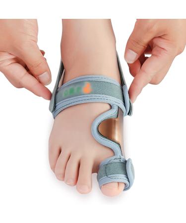 Rafcar bunion corrector orthopedic bunion splint pain relief of non-surgical hallux valgus durable metal not easily deformable day-night support for adults