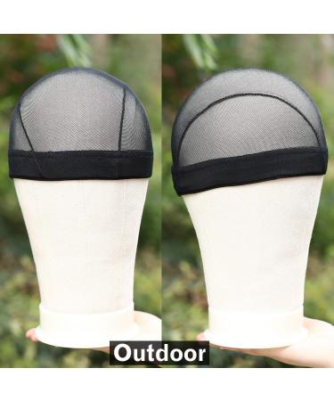 Xtrend 5-Piece Large Stretch Mesh Wig Cap for Black Women - Super Stretch Dome Style Size L Black #1 - Buy Online on GoSupps.com