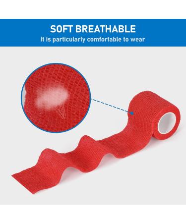 Seadesky Self-Adhesive Elastic Bandage 5cm x 4.5m - Cohesive Sports Tape for Wrist Support & Pet Use | Multi-Color Vet Wrap - Buy Online on GoSupps.com