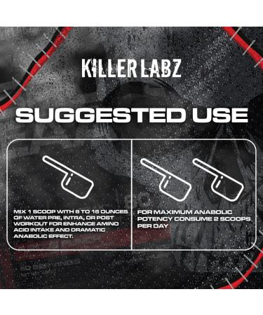 KILLER LABZ Brute EAA Branched Chain & Essential Amino Acids | 6g of Aminos to Accelerate Recovery and Lean Mass Gains 60 Servings (Southern Sweet Tea) - Buy Online on GoSupps.com