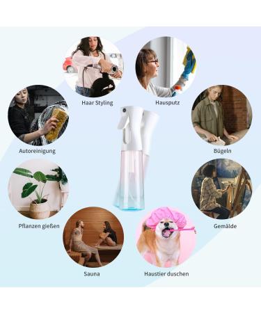 Buy Tanshine 200ml/300ml Fine Fog Spray Bottle - Perfect for Hair Cleaning & Disinfecting | Pink & Blue | International Shipping - Buy Online on GoSupps.com