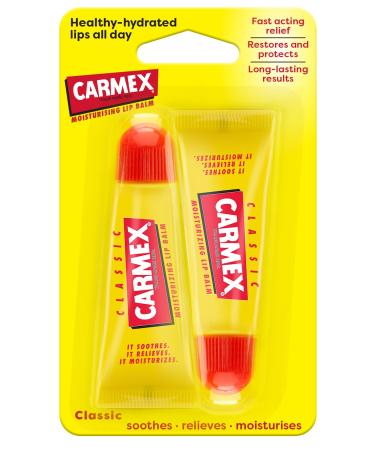 Carmex Classic Tube Blister - Pack of 2 Cocoa 10 g (Pack of 2) - Buy Online on GoSupps.com