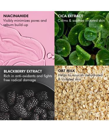 Conscious Chemist Niacinamide Face Wash | Pore Refining Cleanser for All Skin Types | Brightening with Blueberry Extracts | 100ml - Cruelty Free Vegan Unisex - Buy Online on GoSupps.com