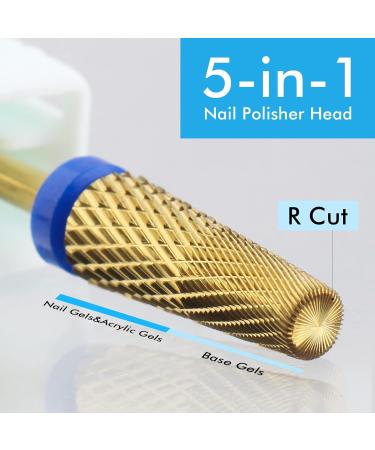 QUNZHAO 5 IN1 Nail Bits for Drill (Medium-M Gold) - Buy Online on GoSupps.com