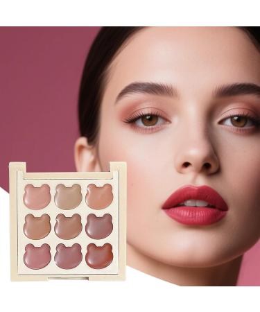 Palette de Gloss L vres | Palette Maquillage L vres 9 Nuances pour Femme et Adolescentes - Teintes Intenses Portable R sistant l'Eau pour Jeunes Filles tudiantes et Actives - Buy Online on GoSupps.com