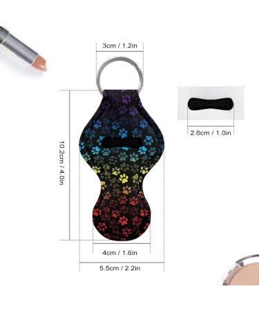 COEQINE Cute Paws Chapstick Keychain Holder - Fashionable Lip Balm Holder for Women & Girls - Buy Online on GoSupps.com