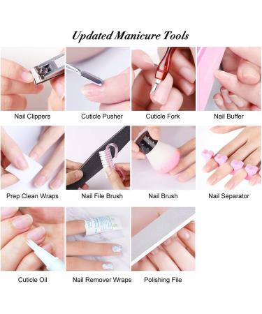 Vishine Gel Nail Polish Starter Kit - 48W LED Lamp, 6 Colors, Base & Top Coat Set - Nail Art Designs Manicure Tools - #05 Kit - Buy Online on GoSupps.com