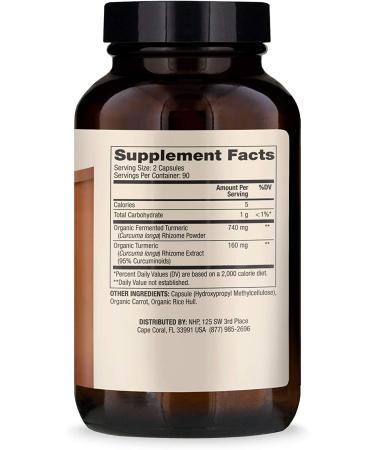 Dr. Mercola Fermented Turmeric 180 Capsules - Premium Natural Anti-Inflammatory Supplement - Buy Online on GoSupps.com
