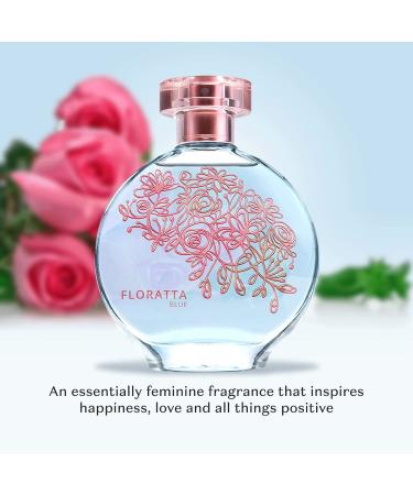 O Botic rio Floratta Blue Eau de Toilette Long-Lasting Fresh Floral Fragrance Perfume for Women 2.5 Ounce - Buy Online on GoSupps.com