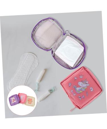Buy Healeved 3-Part Cartoon Pads & High-Capacity Portable Handbag | Stylish Menstrual Pad & Cosmetic Storage - Buy Online on GoSupps.com