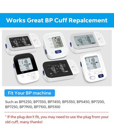 MED LINKET Medium Blood Pressure Cuff 9-13 inch | Compatible with Omron BP5100 BP5250 BP5450 & More | Home BP Monitoring Solution - Buy Online on GoSupps.com