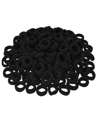 50 pieces of hair tie girls multicolor hair rubber bands hair bands elastic hairdress hair rope horse tail hair band set for baby children (2.5cm*6mm) spring black black