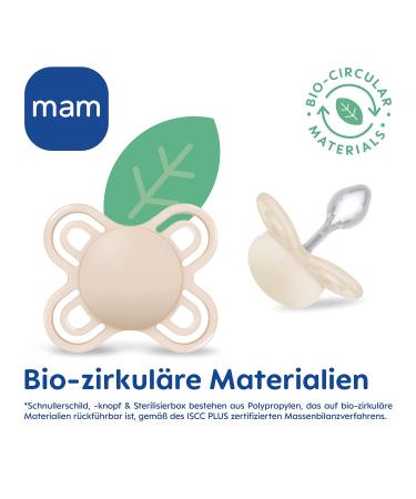 Shop MAM Perfect Start Baby Pacifiers 0-2 Months - Eco-Friendly Silicone Set with Box | Tooth-Friendly Newborn Soothers (Bear & Elephant) - Buy Online on GoSupps.com