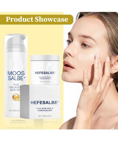 YANINEE Yeast Ointment Against Rubbing Skin 1 Piece Dry Skin Yeast Ointment and 1 Piece Anti-Wrinkle Cream for All Skin Types - Buy Online on GoSupps.com