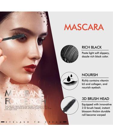 4D Silk Fiber Eyelash Mascara - Extra Long & Voluminous Black Waterproof Mascara - Long-Lasting Makeup - 1 Count - Buy Online on GoSupps.com