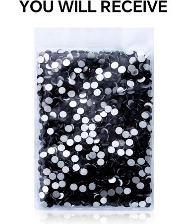 YHMQ 2880 PCS Black Rhinestones - SS10 Nail Crystals for Stunning Nail Art | High-Quality Nail Decorations - Buy Online on GoSupps.com