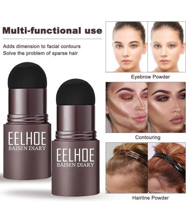 2 Pcs Eyebrow Stamp and Stencil Waterproof Eyebrow Stamp Kit Eyebrow Stamping Stencil Eyebrow Kit with Reusable Eyebrow Powder Stencil (Dark Brown Medium Brown) - Buy Online on GoSupps.com