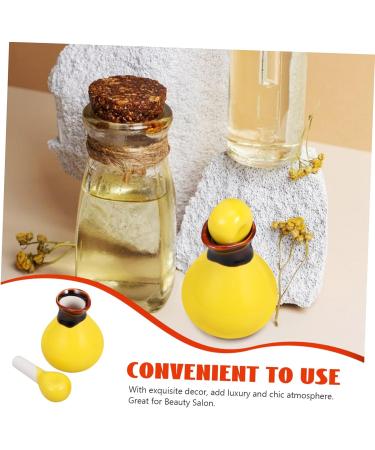 Beatifufu Ceramics Bowl for Beauty Salon Soy Sauce Dispenser Ceramics Pot Porcelain Oil Dispenser Condiment 5.5 7.5cm Green - Buy Online on GoSupps.com