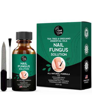 Extra Strength Toenail Fungus Treatment - Made In USA, Nail Fungus Solution for Toe Nail & Fingernails - Fix Thick, broken & Fungal Discolored Nails- Renew Fungi Damaged Nail, & Cracked Nails