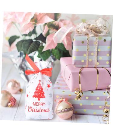 ORFOFE 50pcs Christmas Cellphone Bags Christmas Pouch Bags Christmas Bundle Bag Drawstring Bag Candy Ribbon - Buy Online on GoSupps.com