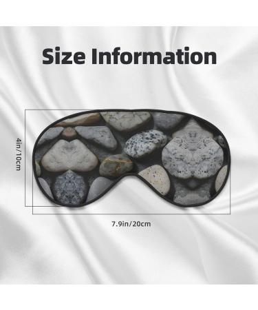SSIMOO Pebble Stone Eye Mask | Soft Breathable Sleep Eye Patch for Women | Perfect for Travel & Relaxation - Buy Online on GoSupps.com