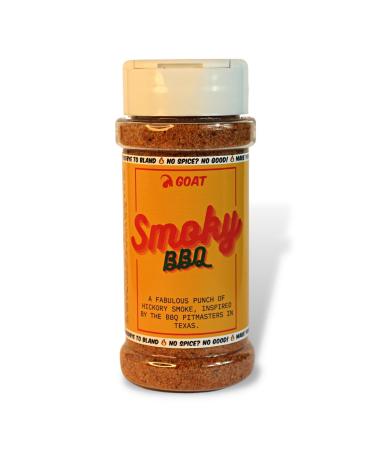 Smoky BBQ Seasoning Blend & Rub - perfect for meat seafood and vegetables. 75g Shaker. Gourmet taste of American Texas Barbecue. Artisan Spice Mix.
