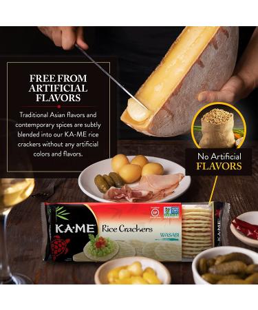 KA-ME Rice Crackers - Wasabi - pack of 3 - 3.5 Oz. - Buy Online on GoSupps.com
