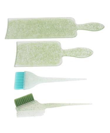 Kit de Planche de Coloration de Cheveux Kit de Planche de Mise en vidence de Cheveux de Blanchiment Polyvalent Professionnel pour Salon (GREEN)