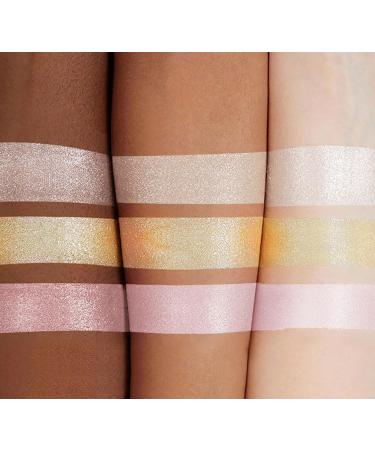  JUDEWY Silver Face Brightening Highlighting Makeup Palette Eyeshadow Powder for Eyes Face Body (02) - Buy Online on GoSupps.com