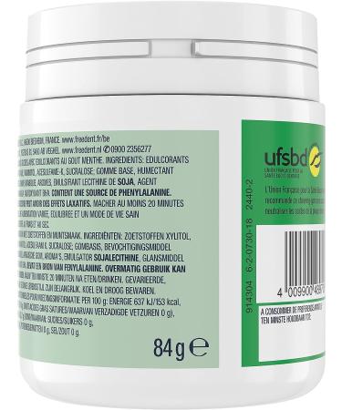 FREEDENT - Chewing-gum Menthe Verte sans sucres - Bo te de 60 drag es - 84g - Buy Online on GoSupps.com