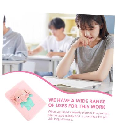 ABOOFAN Plush Diary Cartoon Notepad Plush Cover Journal Book Girl Accessory Girl Notebook Recording Book Fluffy Journal Book The Notebook Book Lovely Diary Book Child Paper Cute Handbook - Buy Online on GoSupps.com