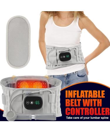 FoRes Inflatable Waist Brace Belt - Heating & Massage with Adjustable Vibration & Temperature - Improve Blood Circulation & Comfort - Buy Online on GoSupps.com