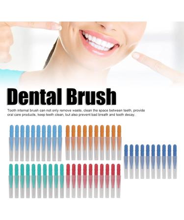 Interdental Brushes for Oral Health - 50 Pack Toothpick Cleaners | Best Dental Hygiene Tools - Buy Online on GoSupps.com