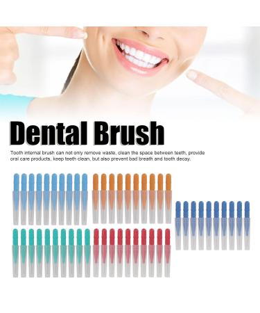 50 Interdental Brushes - Easy-to-Use Bendable Tooth Flaps for Effective Teeth Cleaning - International Shipping Available - Buy Online on GoSupps.com