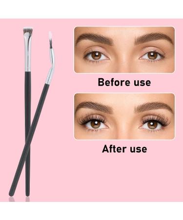 4PCS Mascara Fan Brush Set - Enhance Lower Lashes & Natural Lifted Effects | Smooth Apply No Clumping | Best Synthetic Fibre Lash Wand - Buy Online on GoSupps.com