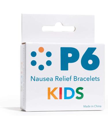 Kids Motion Sickness Bands - 2 Pack Pink Royal Blue Children's Wristbands for Nausea Relief - Non-Drowsy Acupressure Treatment - Buy Online on GoSupps.com